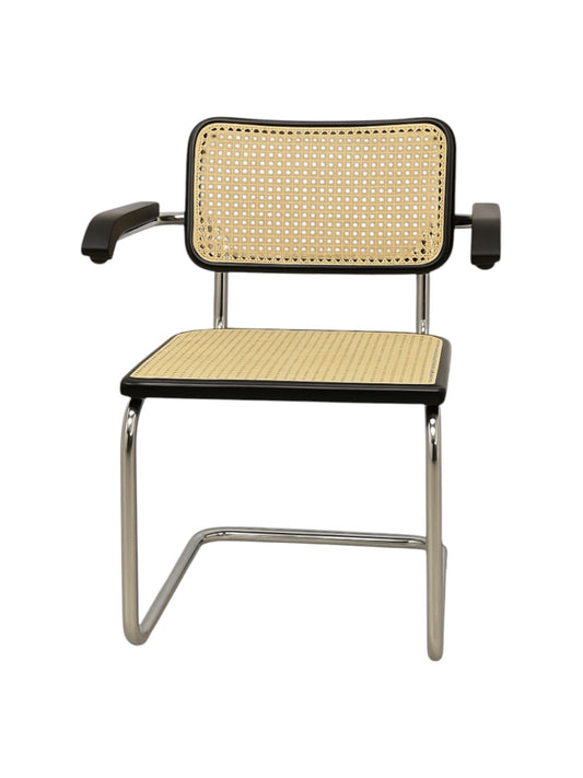 Bauhausstolar/Cesca - Armstöd, Svart
