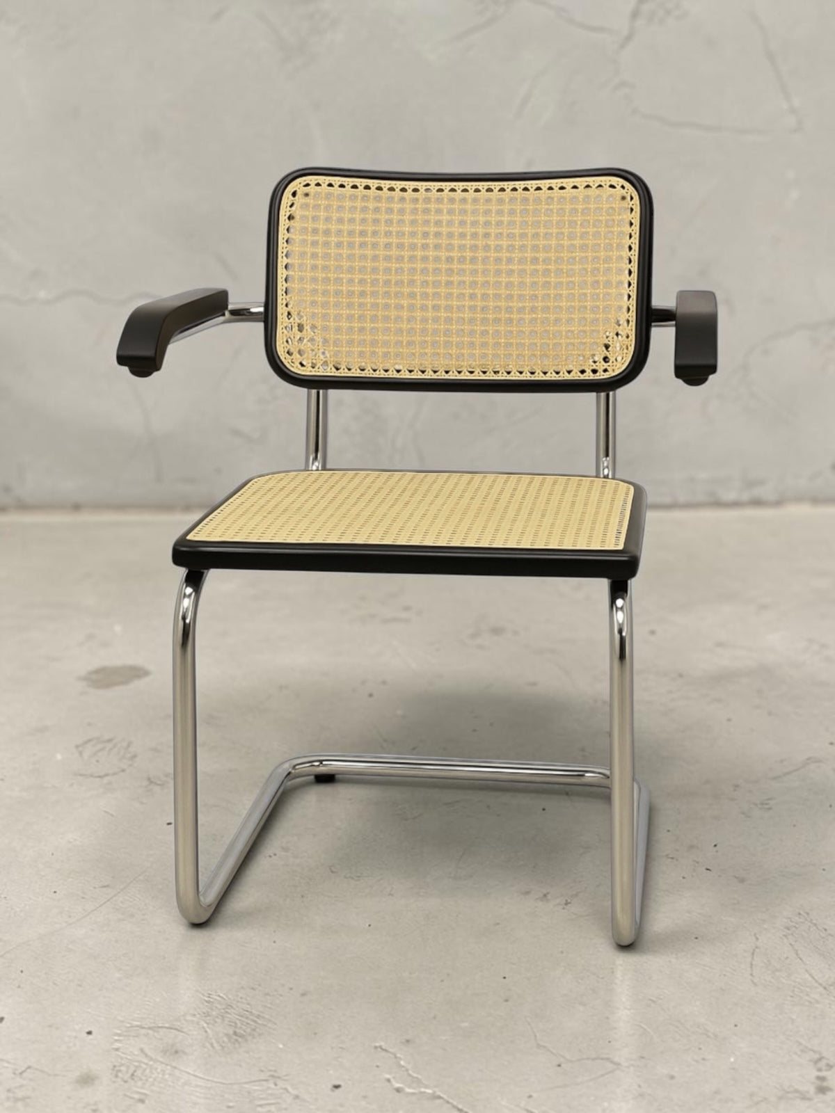 Bauhausstolar/Cesca - Armstöd, Svart
