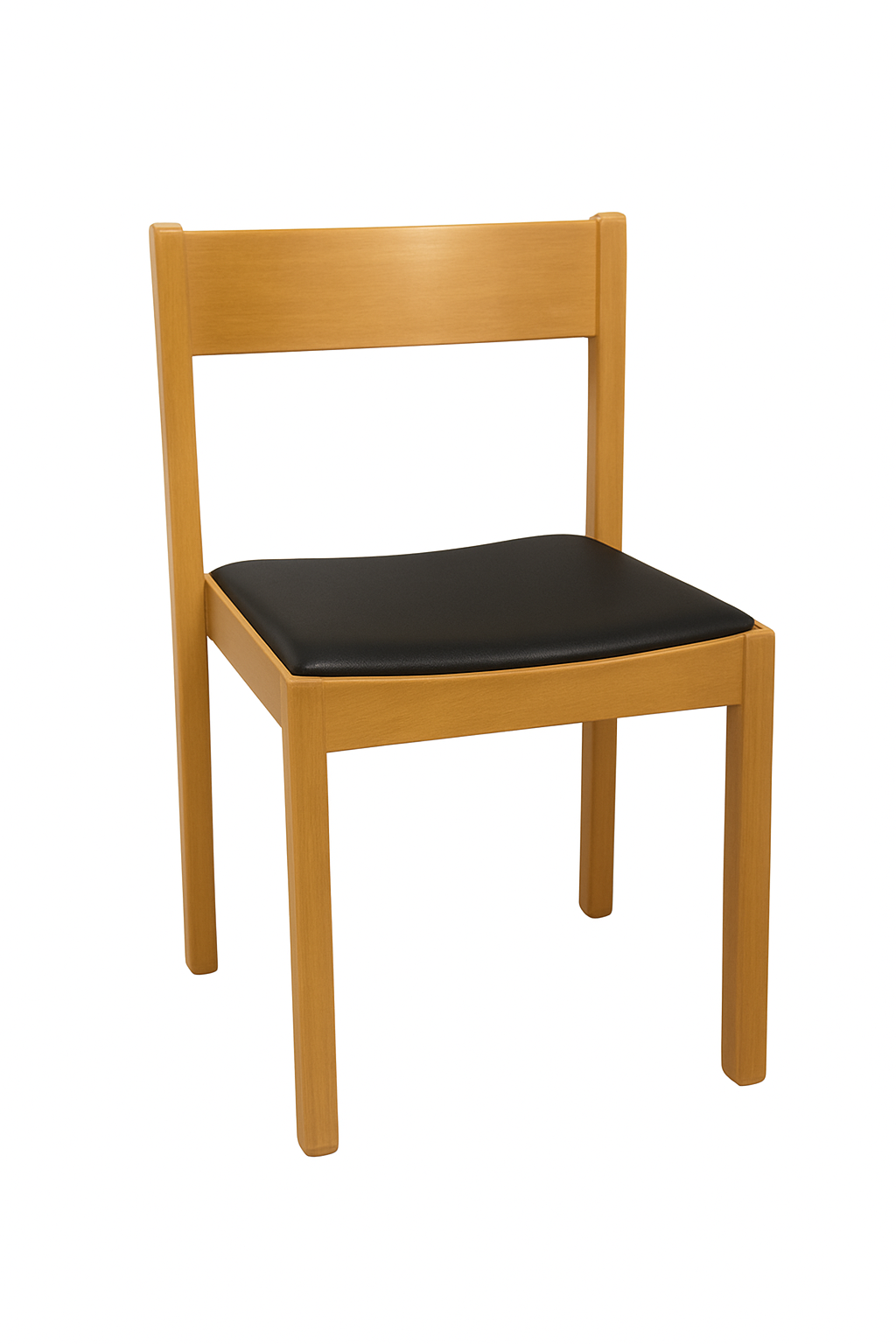 Ergonomisk orkesterstol med slitstark konstlädersits, finns i flera färger – stabil och bekväm stol perfekt för orkestrar, konserter, scener, evenemang och professionella musikmiljöer.